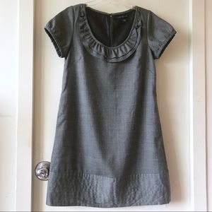 Gap Grey Wool Blend Shift Dress